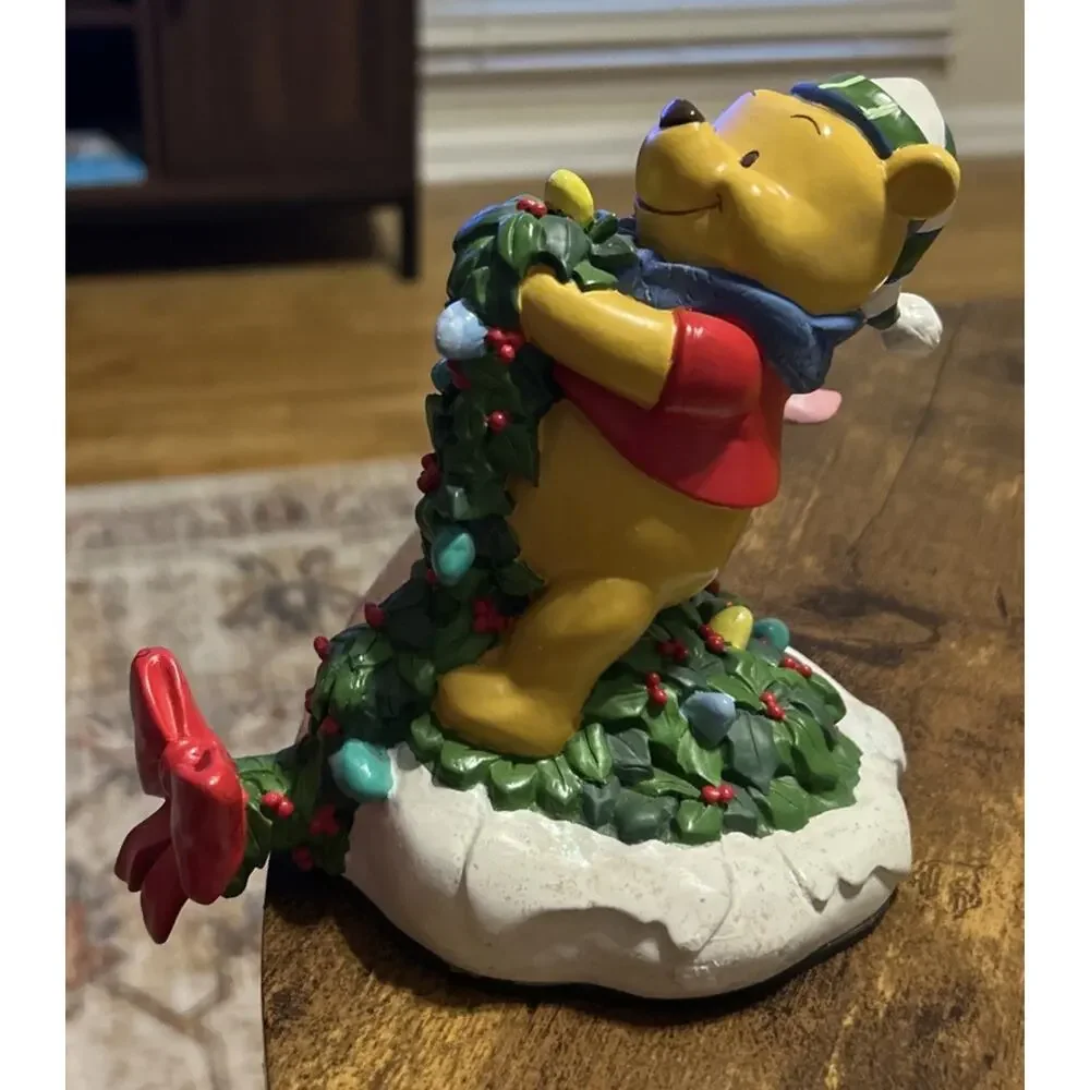 1996 WINNIE THE POOH & PIGLET STOCKING HOLDER 1996 Pooh's Winter Wonderland